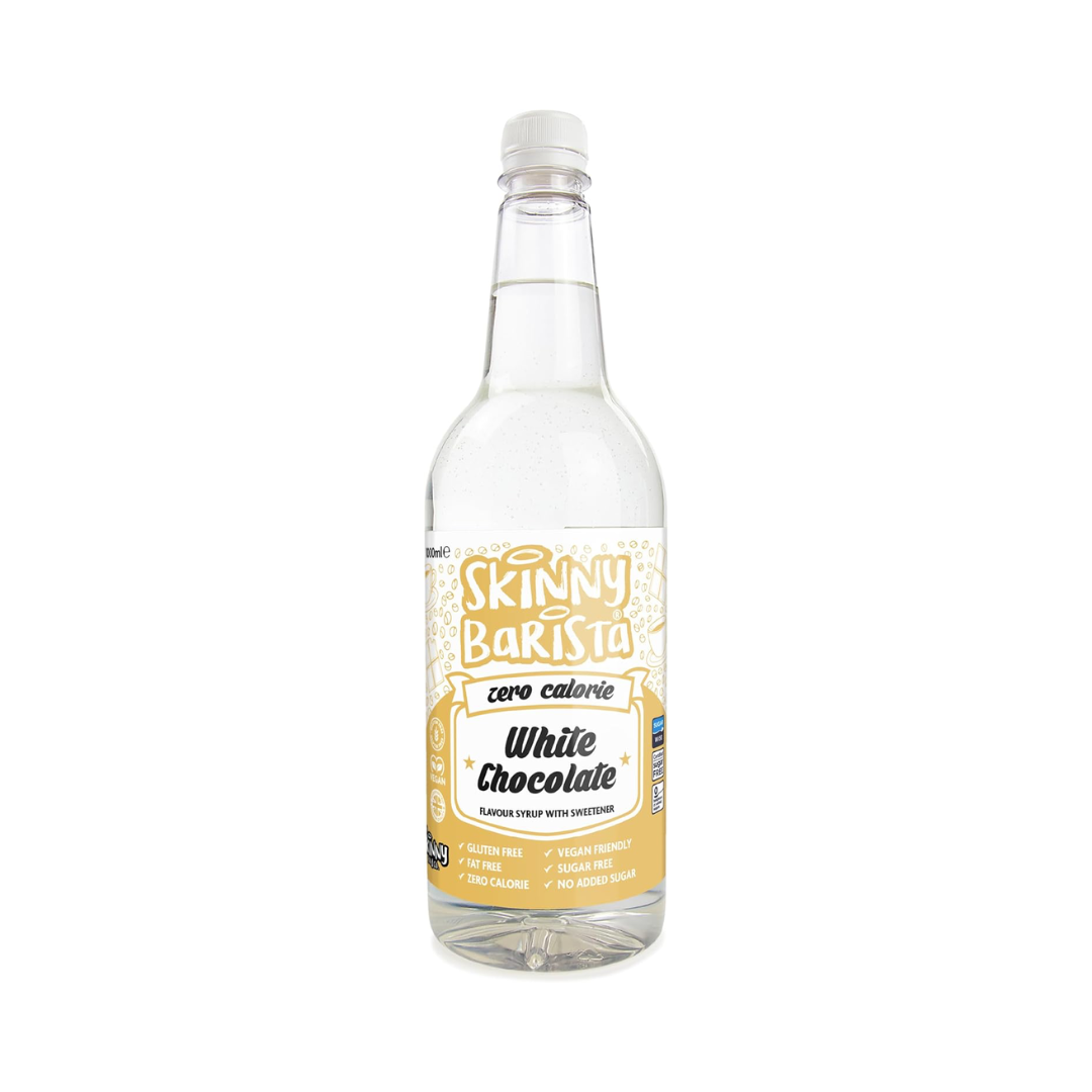 The Skinny Food Co Skinny Barista Zero Calorie Coffee Syrup 1000ml White Chocolate