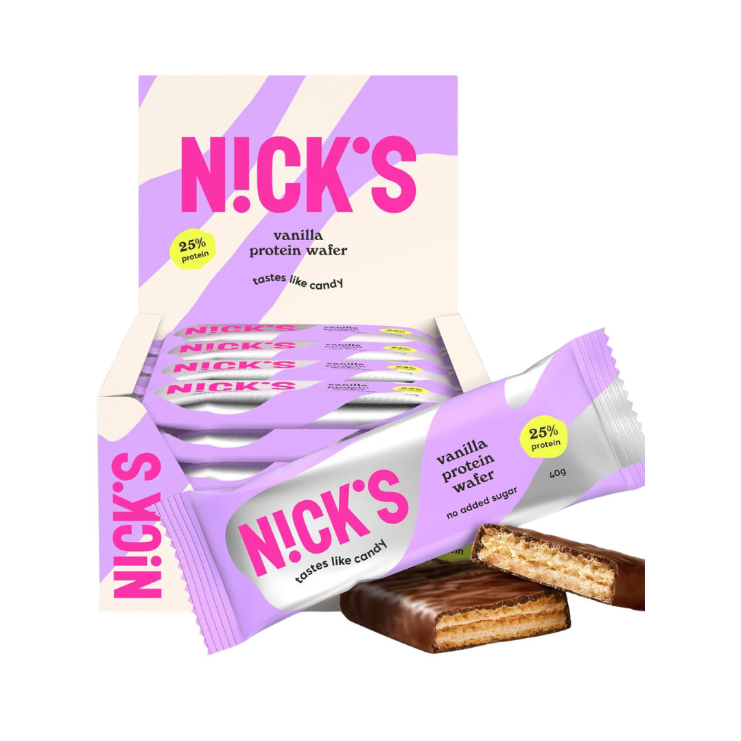 NICK'S Protein Wafer 24x40g Vanilla