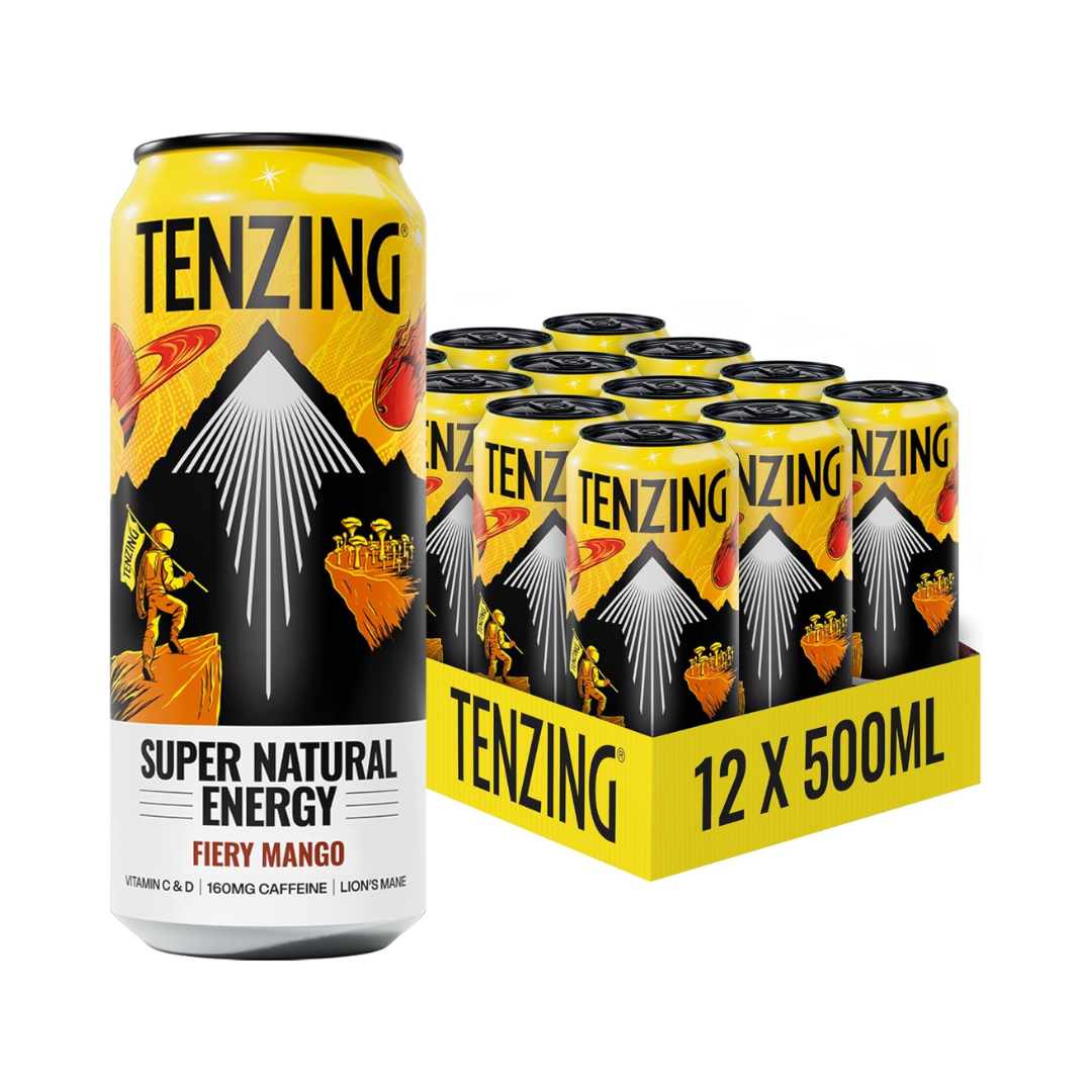 Tenzing Fiery Mango 12x500ml Mango