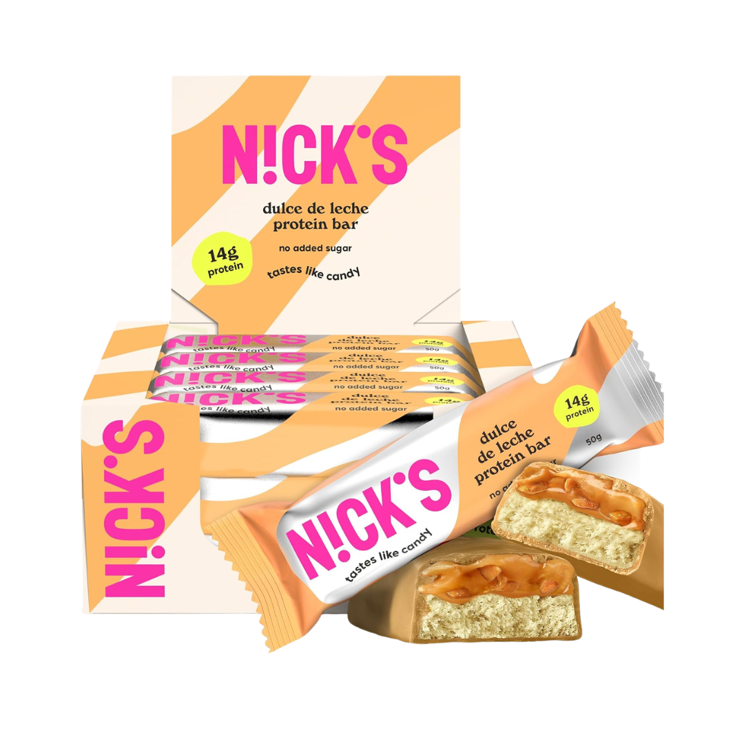NICK'S Protein Bar 12x50g Dulce De Leche