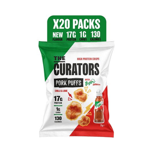 The Curators Pork Puffs 20x25g Tajin