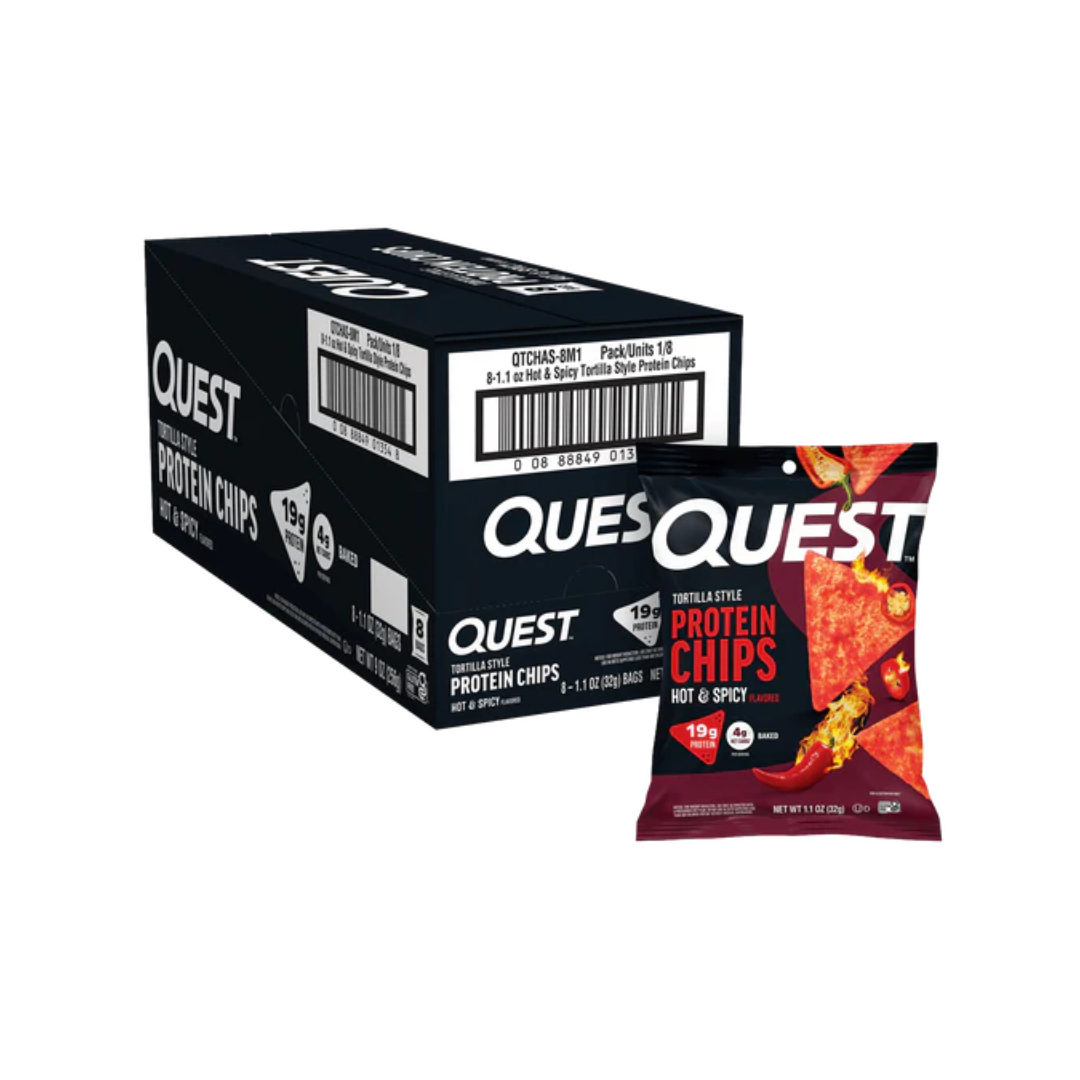 Quest Nutrition Protein Chips 8x32g Hot Spicy