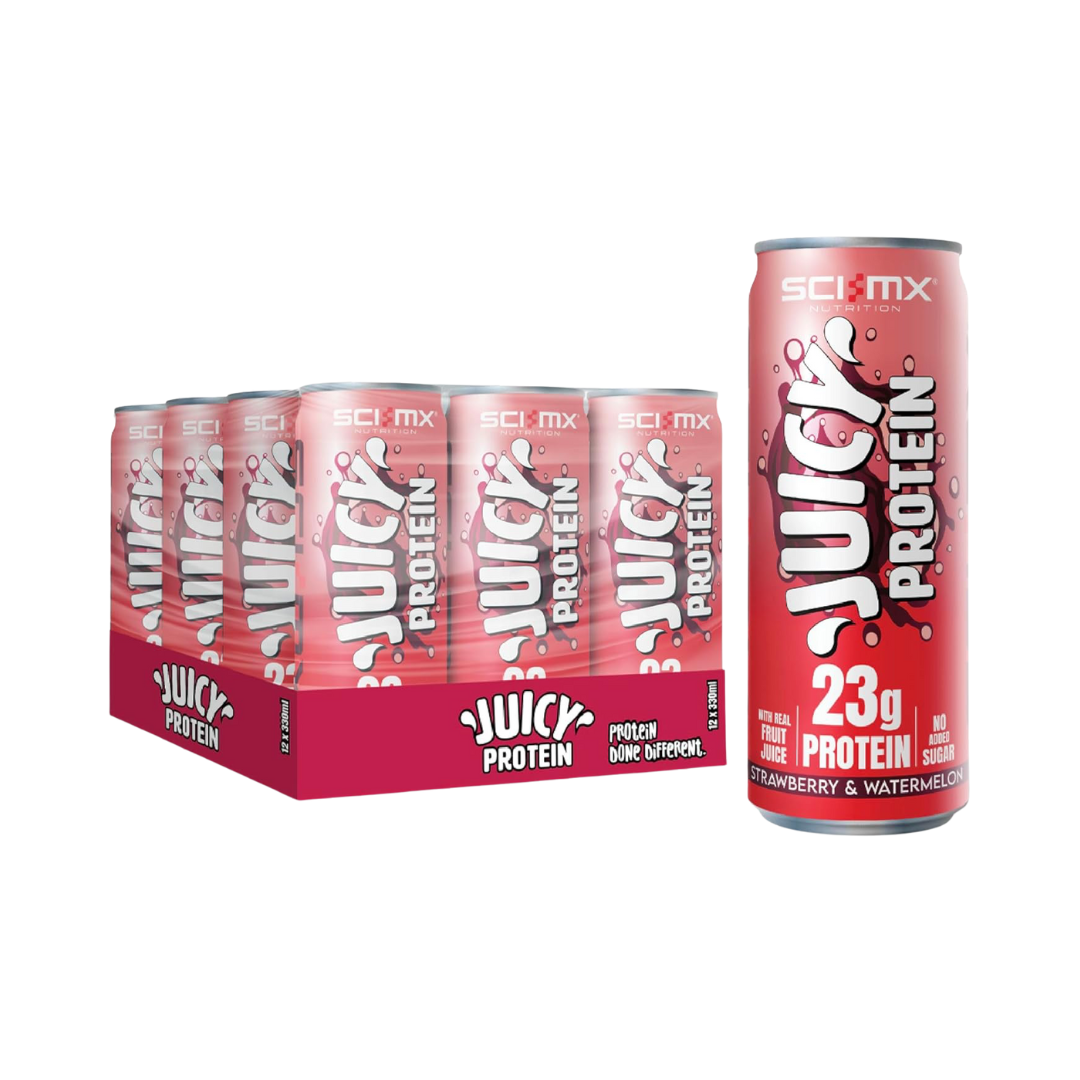 Sci-Mx Juicy Protein 12x330ml Strawberry Watermelon