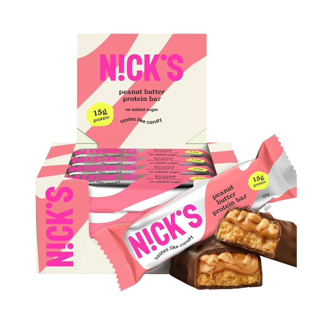 NICK'S Protein Bar 12x50g Peanut Butter
