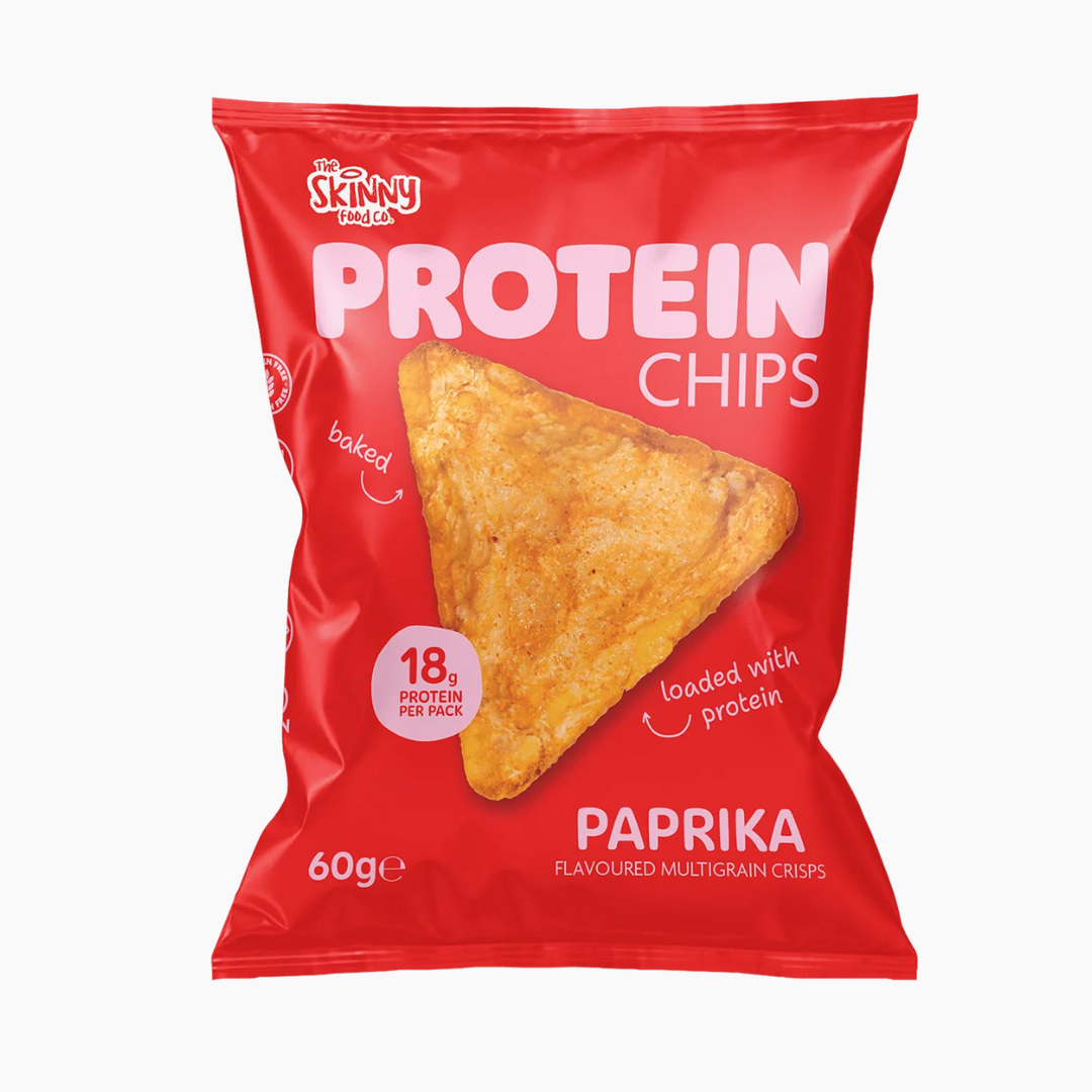 The Skinny Food Co High Protein Chips 12x60g Paprika