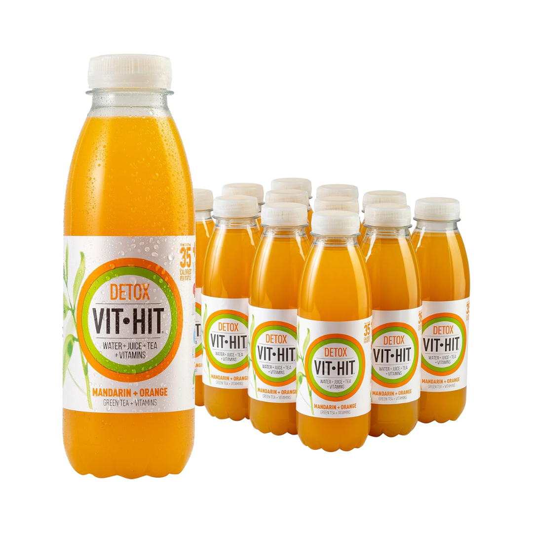 VITHIT Detox 12x500ml Mandarin Orange
