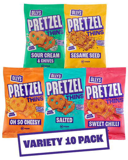 Olly's Snacks- Pretzel Selection 10x35g