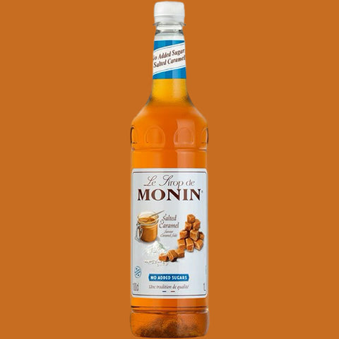 MONIN Premium Syrup - Salted Caramel Syrup - No Added Sugar