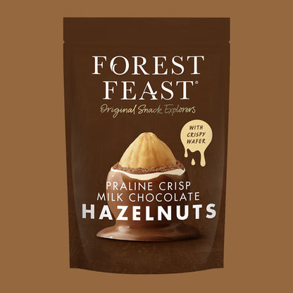 Forest Feast Praline Crisp Milk Chocolate Hazelnuts Chocolate Nuts 100g