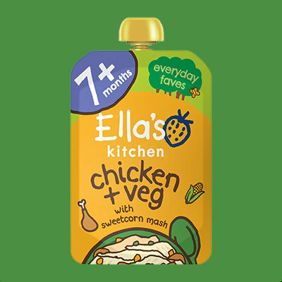 Ella's Kitchen - Stage 2 - Chicken + Veg With Sweetcorn Mash
