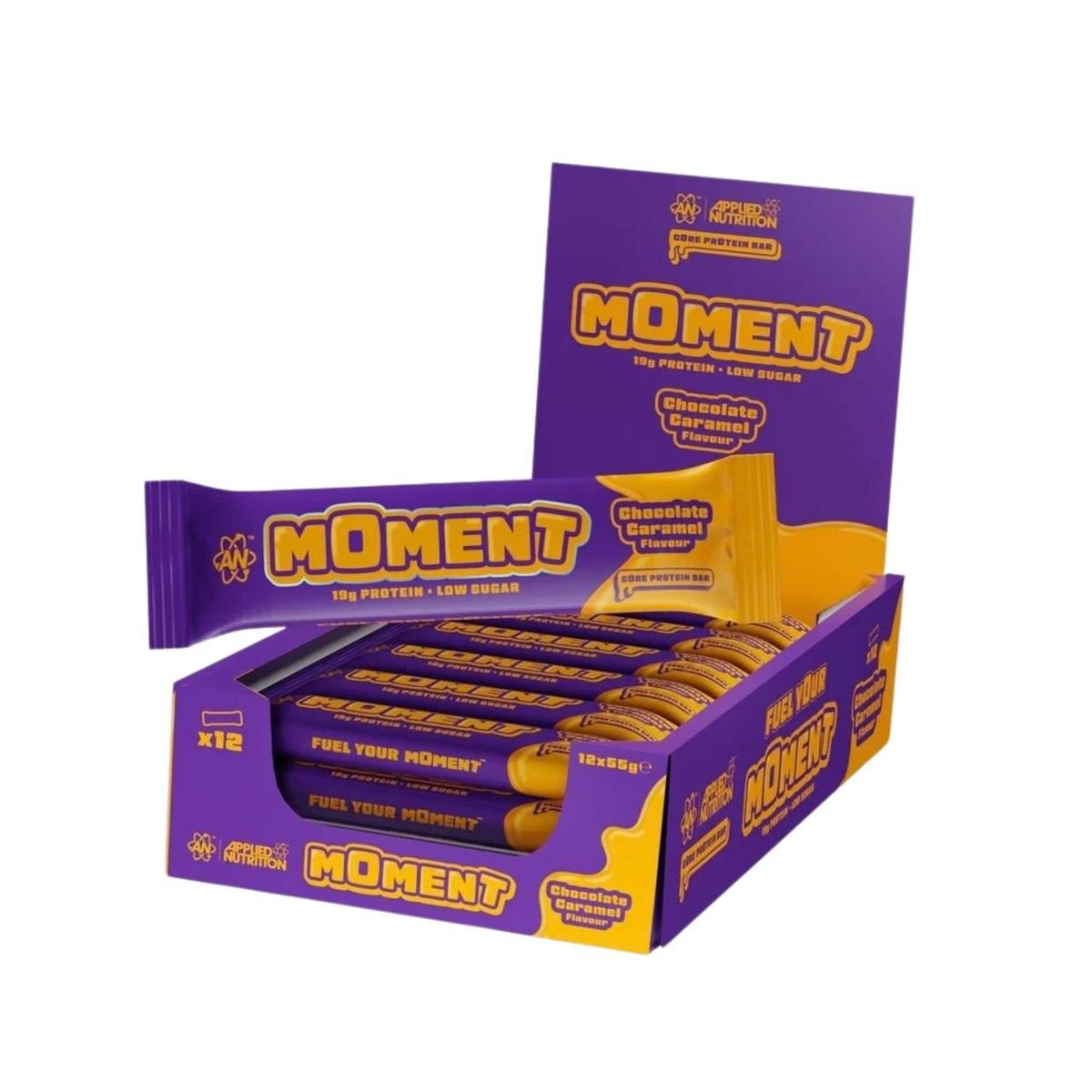 Applied Nutrition Moment Protein Bar 12x55g Chocolate Caramel