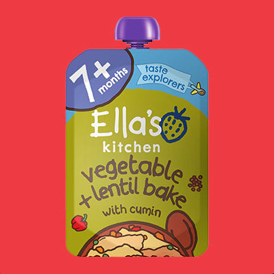 Ella's Kitchen - Stage 2 - Very, Very Tasty Vegetable + Lentil Bake With Cumin