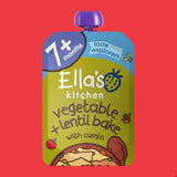 Ella's Kitchen - Stage 2 - Very, Very Tasty Vegetable + Lentil Bake With Cumin