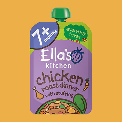 Ella's Kitchen - Stage 2 - Cheery Chicken Roast Dinner with stuffing