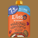 Ella's Kitchen - Stage 2 -  Mild Chilli Con Carne with rice + a pinch of paprika