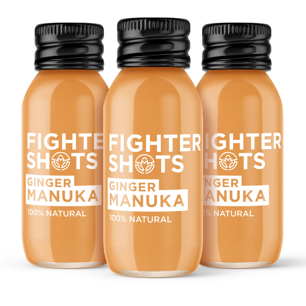 Fighter Shots 12x60ml Ginger Manuka Honey