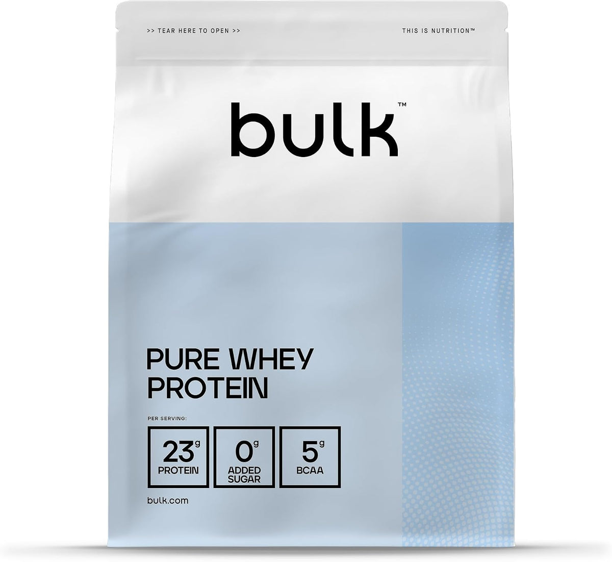 Bulk Pure Whey Protein 2.5kg Unflavoured
