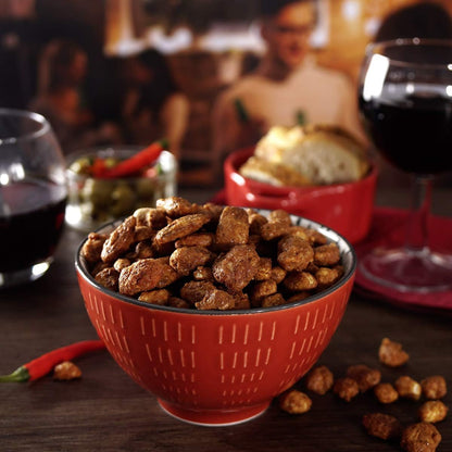 cooked Forest Feast Serrano Chilli & Honey Almonds & Peanuts Roasted Nut Mix 