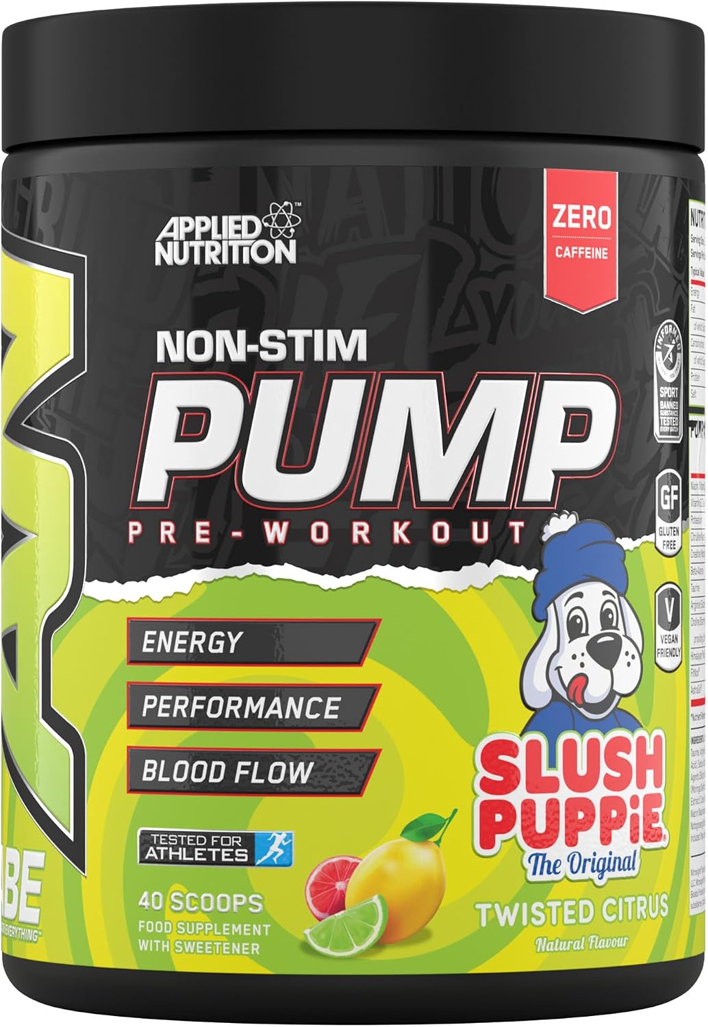 Applied Nutrition ABE (All Black Everything) PUMP Pre-Workout 500g Slush Puppie Twisted Citrus