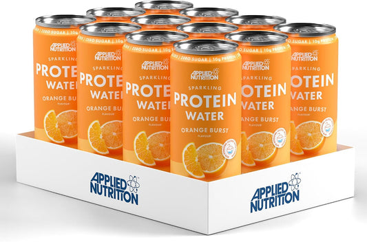 Applied Nutrition Sparkling Protein Water 12x330ml Orange Burst