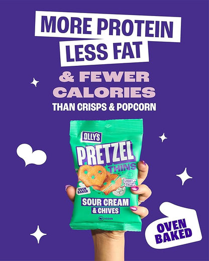 Olly's - Sour Cream & Chives Pretzel 140g oven baked and vegan
