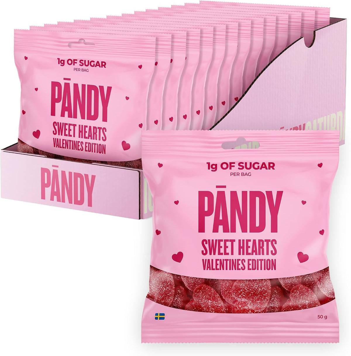 PANDY Candy 14x50g Sweet Hearts (Valentines)