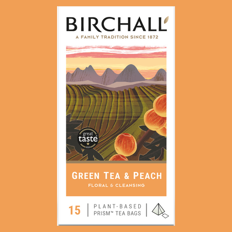 Birchall Green Tea & Peach Tea
