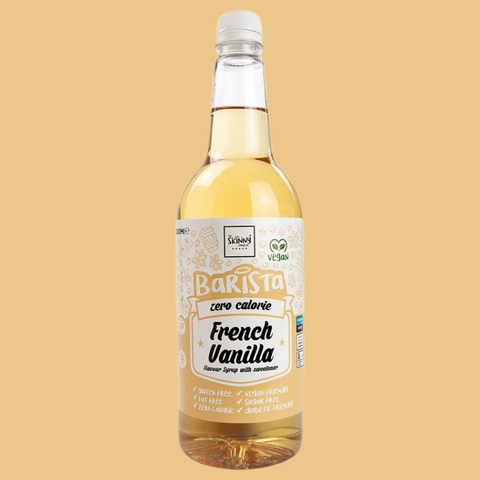 Skinny Food Co. Zero Calorie Sugar Free Coffee Syrup - French Vanilla