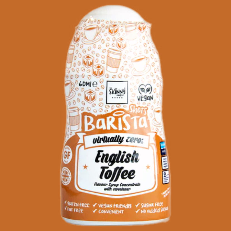 Skinny Food Co. Zero Calorie Sugar Free Barista Shots - English Toffee