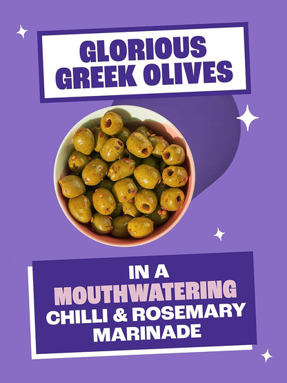 Olly's Olives Chilli & Rosemary in a bowl 