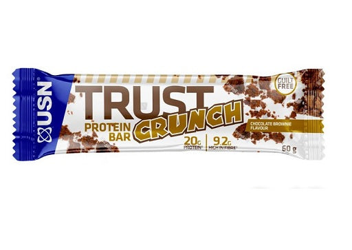USN Trust Crunch Bars 12x60g Chocolate Brownie