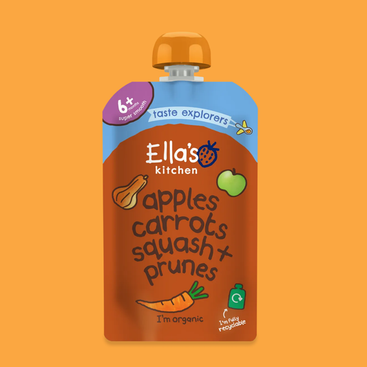 Ella's Kitchen - Stage 1 - Butternut Squash, Carrots, Apples & Prunes 120g