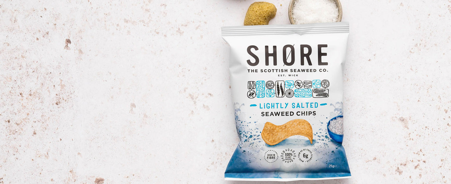Shore Seaweed Chips - Lightly Salted 80g