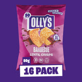 Olly's - Barbecue Lentil Crisps 16 x 80g