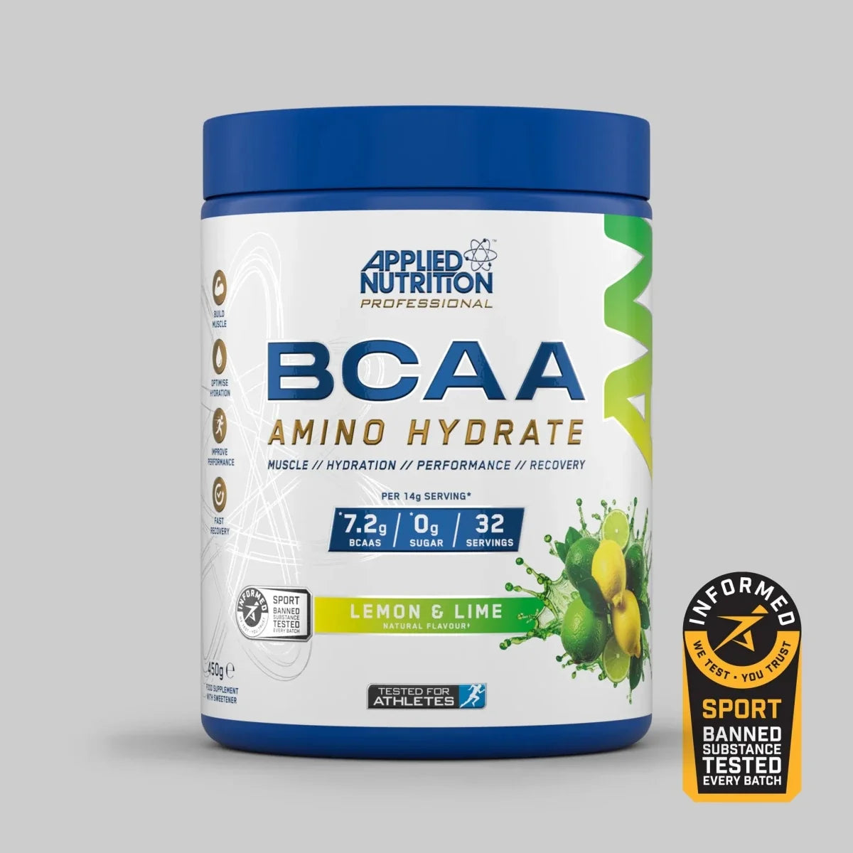 Applied Nutrition BCAA Amino-Hydrate 450g Lemon Lime