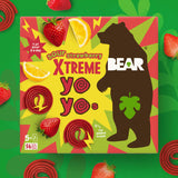 BEAR Extreme Sour Yoyo - Strawberry