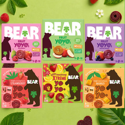 BEAR Yoyo Fruit Rolls Selection Box Kids Snack