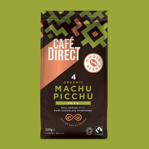 Cafédirect Fairtrade Roast Coffee - Machu Picchu Whole Beans