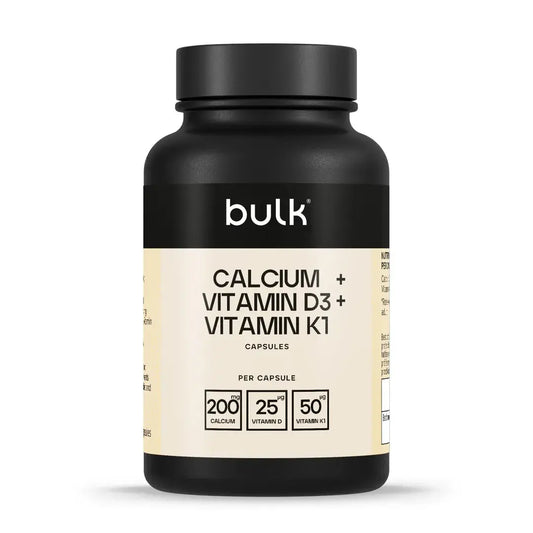 Bulk Calcium Vitamin D3 Vitamin K1 1000mg 270 Caps