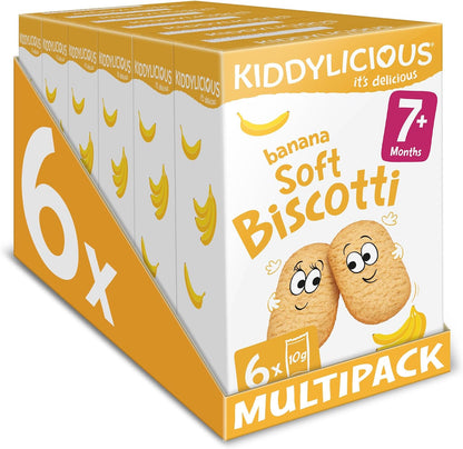 Kiddylicious - Banana Soft Biscotti