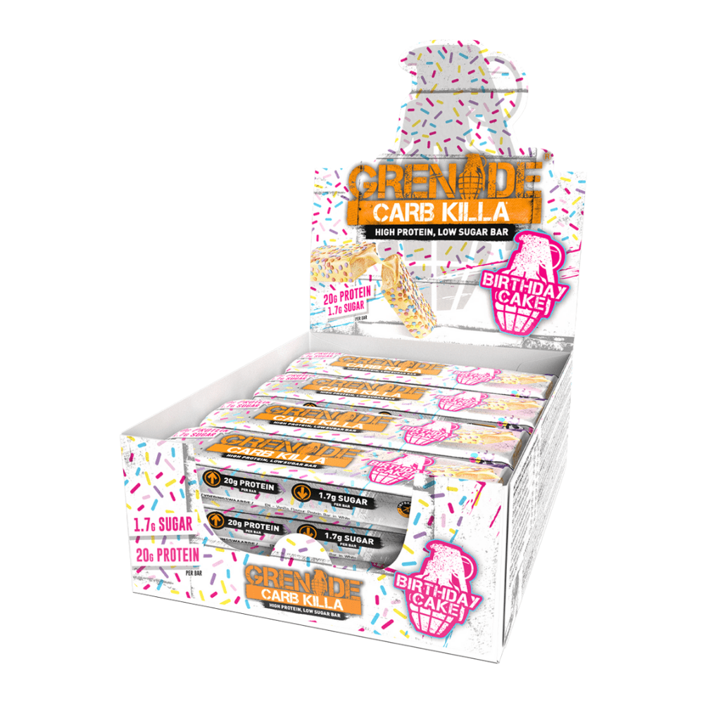 Grenade Protein Bar 12x60g Birthday Cake