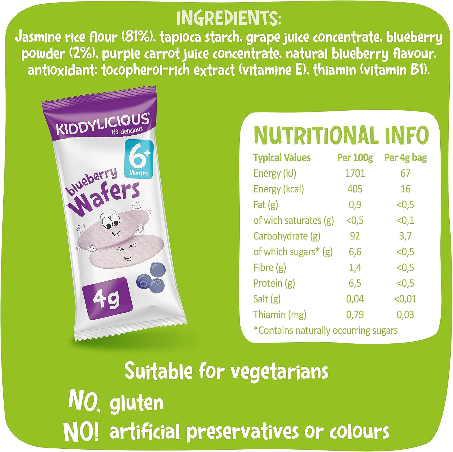Nutritional information (full)