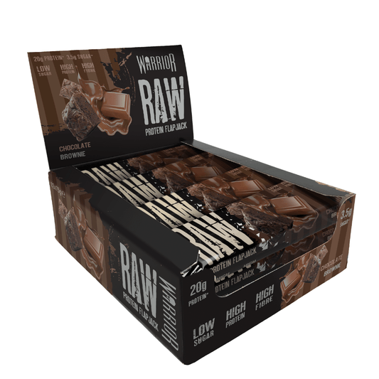 Warrior Raw Protein Flapjack 12x75g Chocolate Brownie