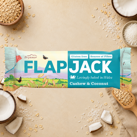 Brynmor Cashew & Coconut Gluten Free Vegan Flapjack Oat Bar
