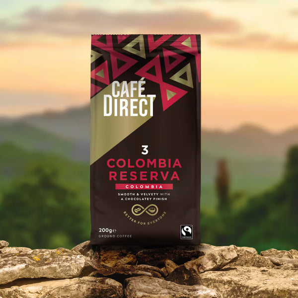 Cafédirect Fairtrade Roast & Ground Coffee - Columbia Riserva – Free ...