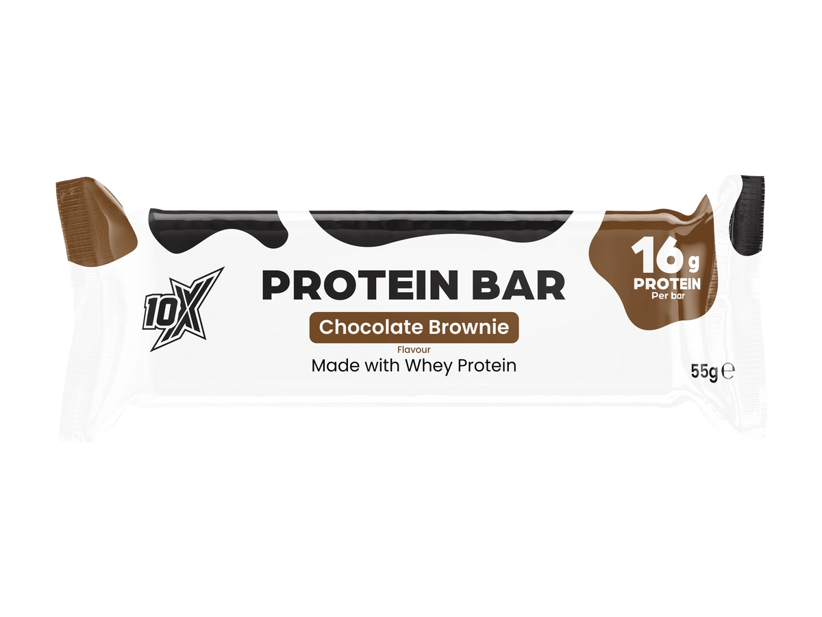 10X Athletic 10X Protein Bar 12x 55g Chocolate Brownie