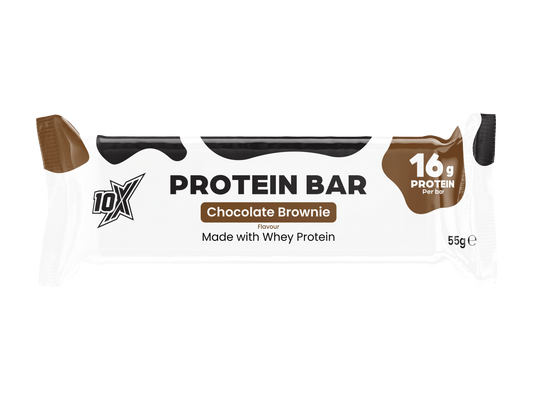 10X Athletic 10X Protein Bar 12x 55g Chocolate Brownie