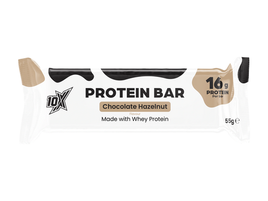 10X Athletic 10X Protein Bar 12x 55g Chocolate Hazelnut