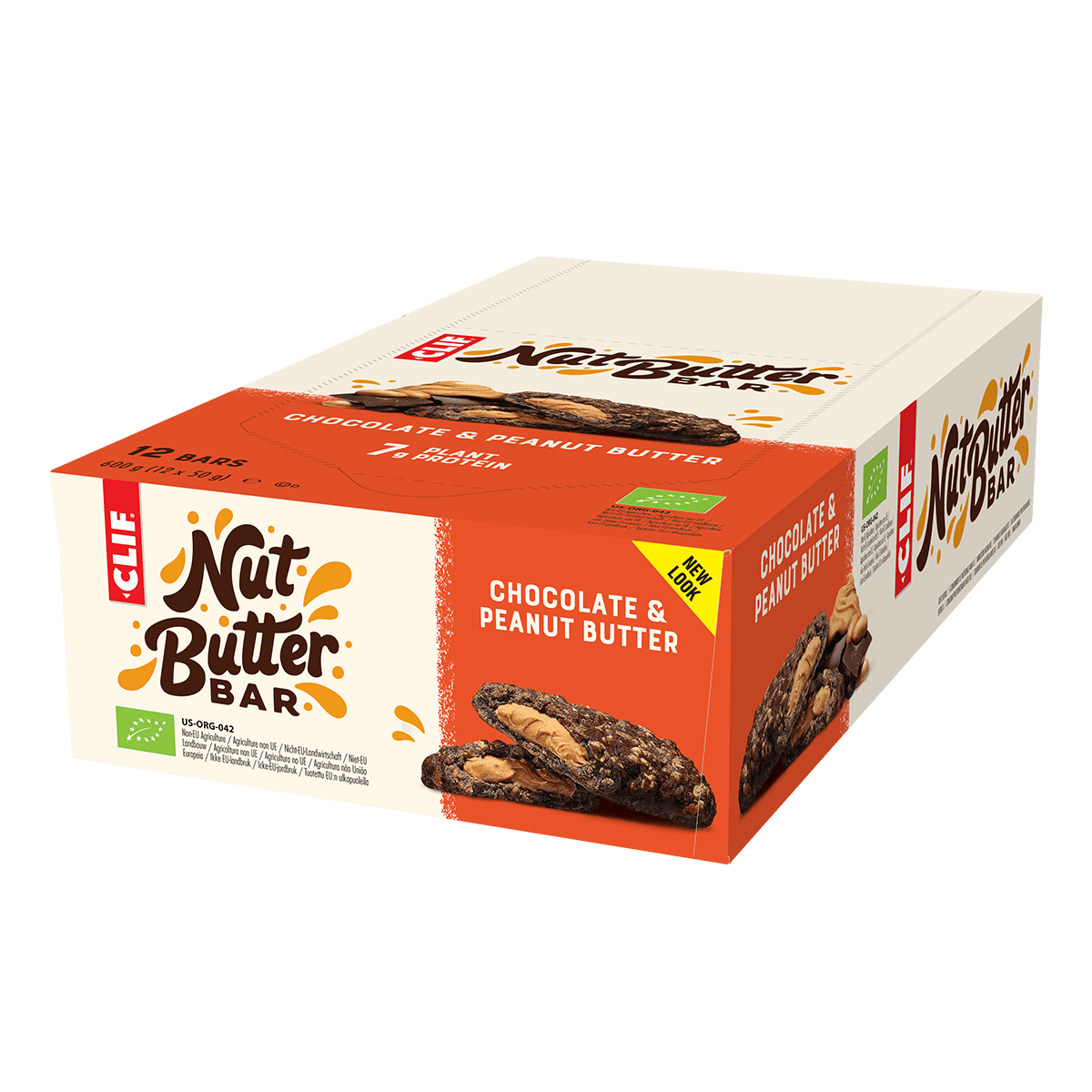 CLIF Nut Butter Bar 12x50g Chocolate Chip Peanut Butter