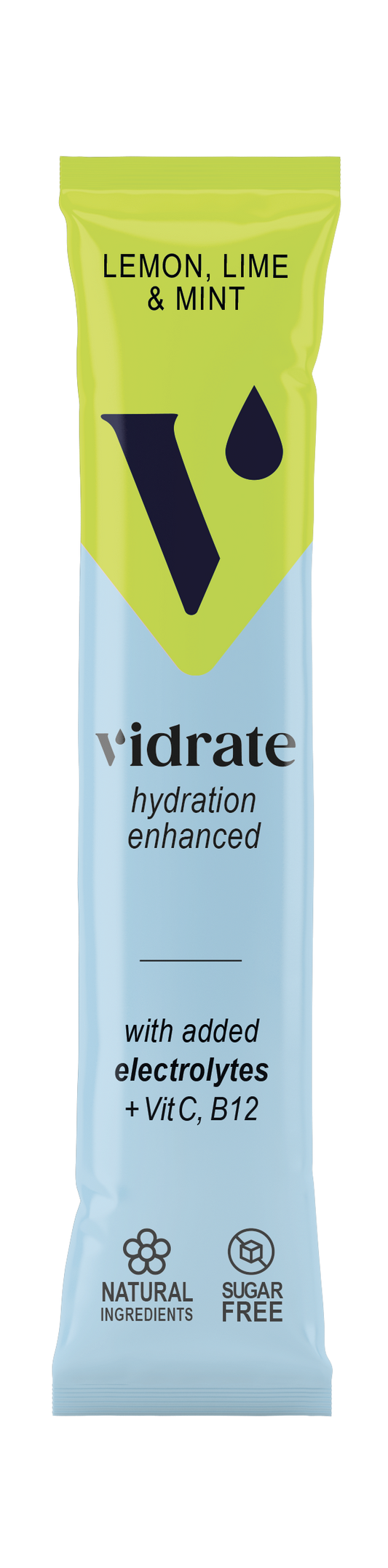 Vidrate Hydration Powder 10x3g Lemon Lime Mint
